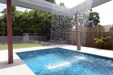 This is an example of a contemporary swimming pool in Sydney.