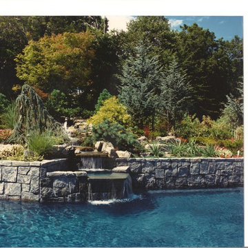 Water features, cascades, waterfalls, and fountains