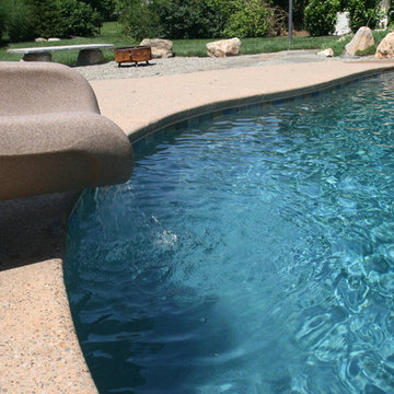 Water Slide, Water Feature, Fire Pit, Fire Feature, Torches, Lights, Spa, & More