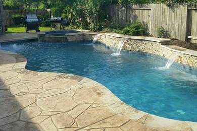This is an example of a swimming pool in Houston.
