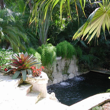 Watson House Pool and Waterfall Fountain