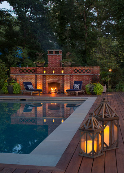 Traditional Pool by Bayview Builders