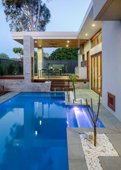 Contemporary Pool by Inspire Your Space