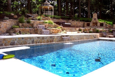 Example of a large classic pool design in Philadelphia