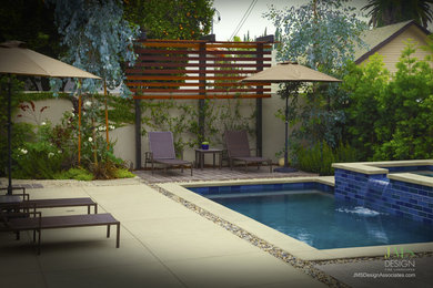 Example of a southwest pool design in Los Angeles