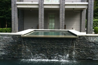 Inspiration for a modern swimming pool in Atlanta.