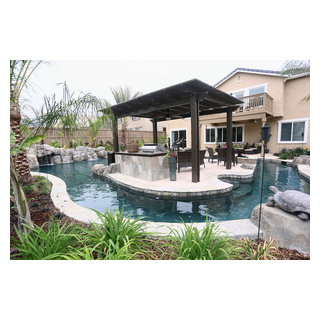 Wilson Lazy River - Tropical - Pool - Los Angeles - by Premier Pools and  Spas Temecula | Houzz