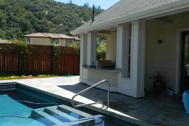 Wine Country Hillside Pool and Terrace