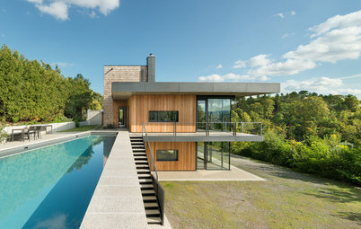 Casas Houzz: Un chalé moderno y funcional en plena naturaleza