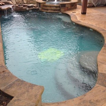 Yellow Rose of Texas Mosaic glass insert for swimming pool