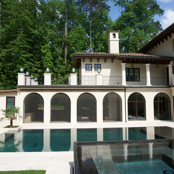A Mediterranean-style home embraces outdoor living in Atlanta, Georgia