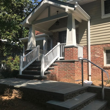 A New Airy Craftsman Front Porch Addition