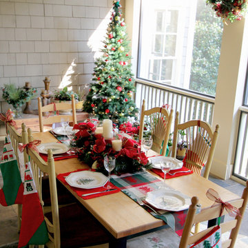 A Seasonal Porch- Christmas