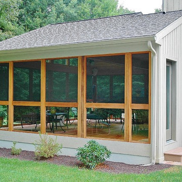 A true three-season porch in Southington, CT