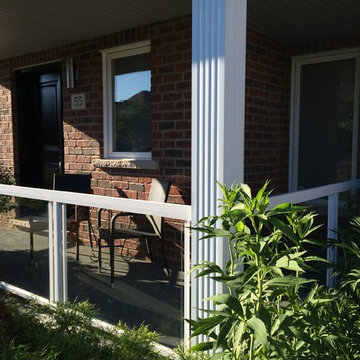 Aluminum and Glass Porch Railings - 116