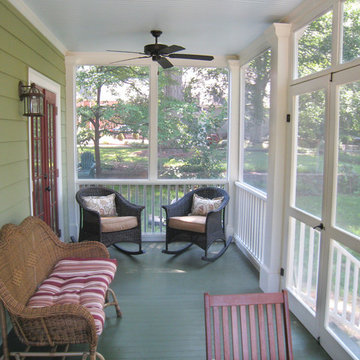 American Small House Renovation-Screened Porch