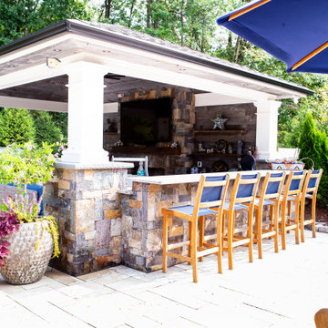 An Outdoor Oasis with Rustic Charm