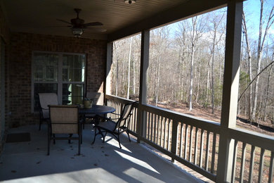 Mountain style porch photo in Charlotte