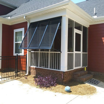 Bahama Shutters for Porch Privacy in Simpsonville, South Carolina