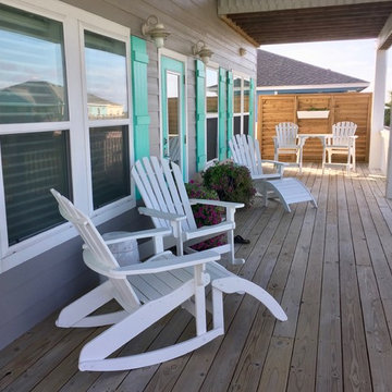 Beach house deck