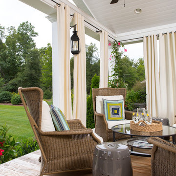 Beach Style Porch