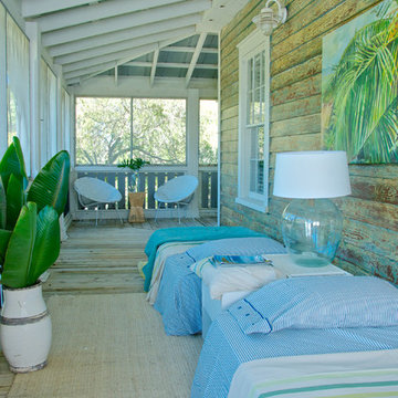 Beach Style Porch