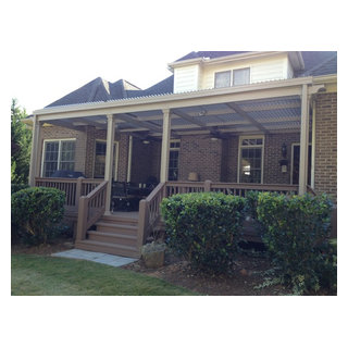 Beautiful Covered Outdoor Living Space in Upstate SC - Traditional ...