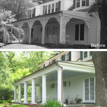 Before and After - Front Porch