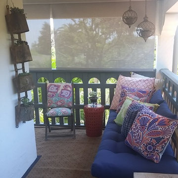 Boho Chic Outdoor Balcony Retreat