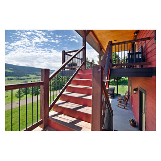 Bridger Canyon Home Bozeman MT Farmhouse Porch Other By Peter   Bridger Canyon Home Bozeman Mt Peter Q Brown Innovative Design Img~80913c140b34307c 6265 1 2c0bc11 W320 H320 B1 P10 