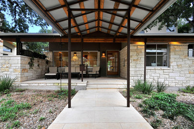 Trendy porch photo in Austin