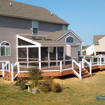 Bright Screen Porch and Deck