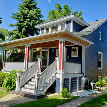 Bungalow in Old Irving, Chicago James Hardie Siding