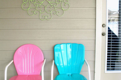 Candybouncer Chairs on the Back Porch