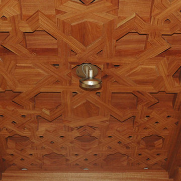 Carved ceiling for private residence