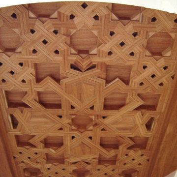 Carved ceiling for private residence