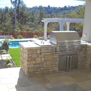 Casual Los Altos Hills Craftsman in Stone and Shingle