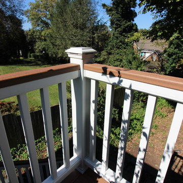 Cathedral Roof Screen Porch with Trex Deck - Roanoke