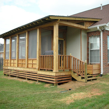 Cedar & Rosewood Screened Porch Addition | Oxford, MS