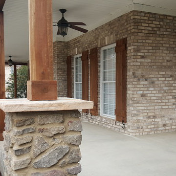 Cedar Wrap Around Porches and Shutters