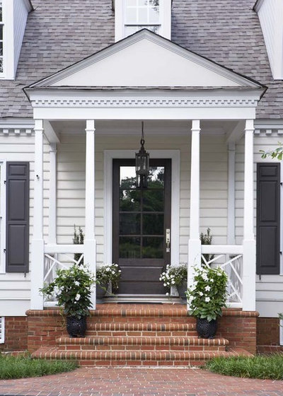 Transitional Porch by Linda McDougald Design | Postcard from Paris Home