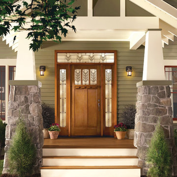 Classic-Craft American Style door, sidelites and transom