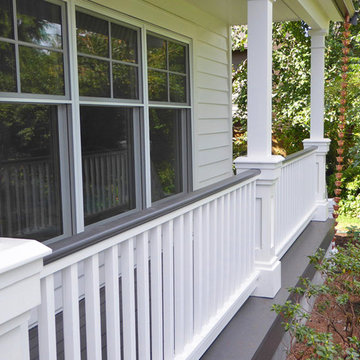 Colonial Revival Porch Remodel