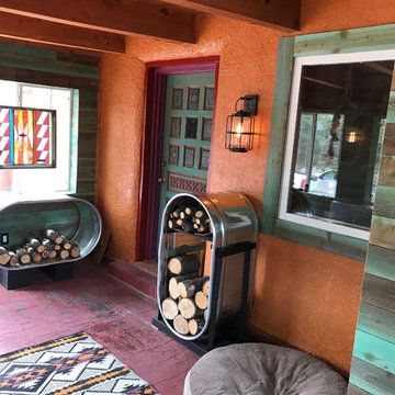 Colorful Southwest Modern Sun Porch