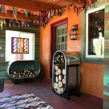 Colorful Southwest Modern Sun Porch