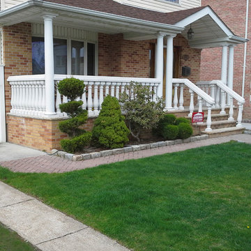 Concrete Balustrade For Front Of House in Queens NY