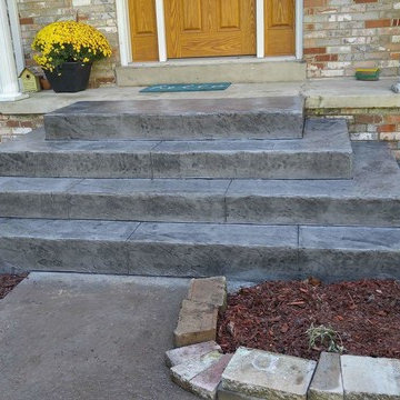 Concrete steps in Manassas