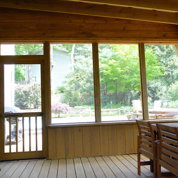 Contemporary Cedar Porch