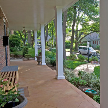 Contemporary Front Porch – Bethesda, MD