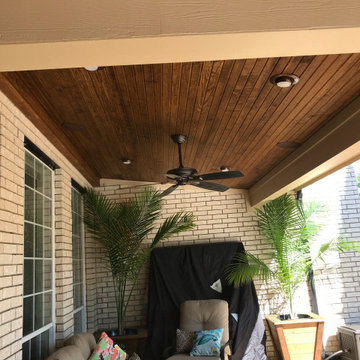 Coppell, TX, Poolside Patio Cover with Pergola